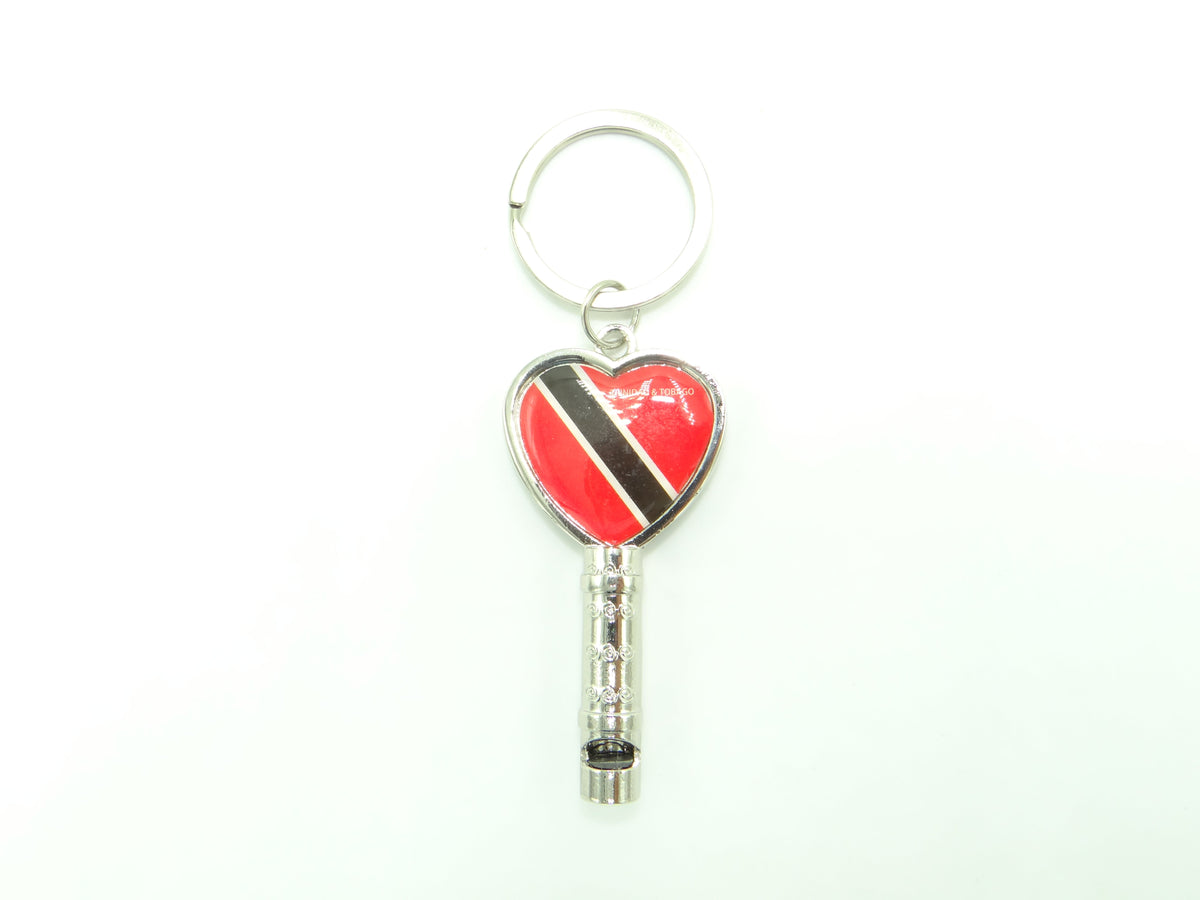 Trinidad & Tobago Whistle Keychain