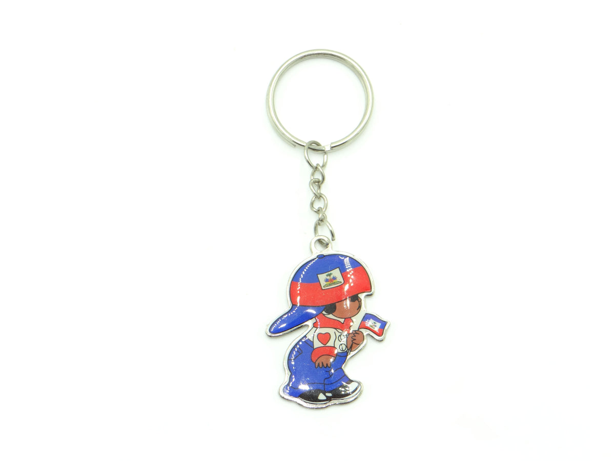Haiti Boy Keychain