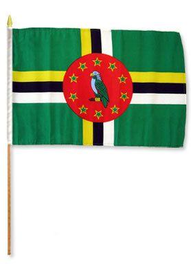 Dominica 12X18 Flags